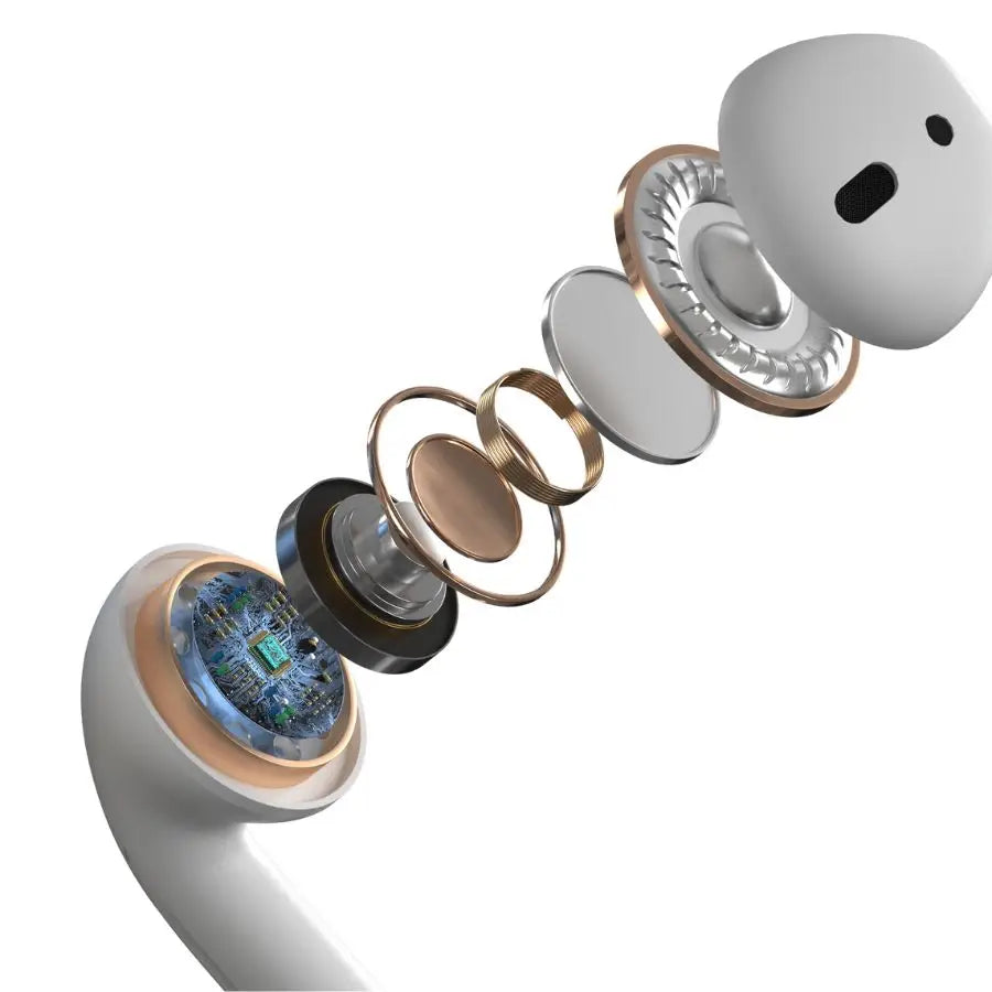 Devia - Airbuds-TWS -True Wireless Earbuds & Charging Case - White