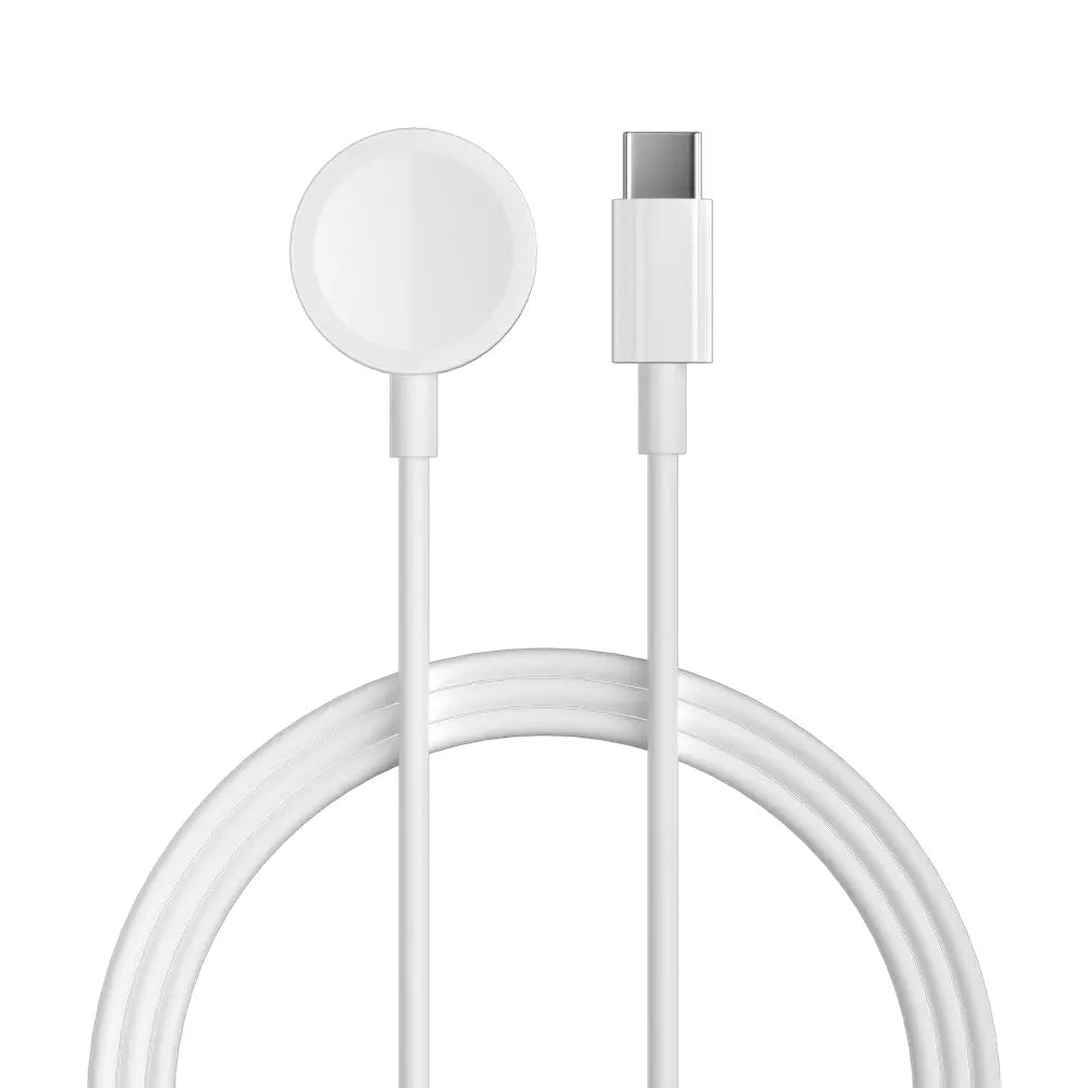 Devia - 1m (2.1A) Type C to Magnetic Cable for Apple Watch - White