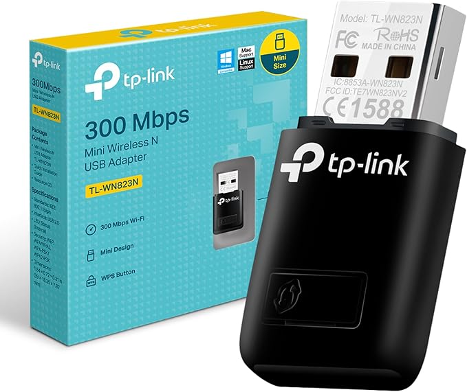 TP-Link Mini USB WiFi Adapter for PC/Laptop