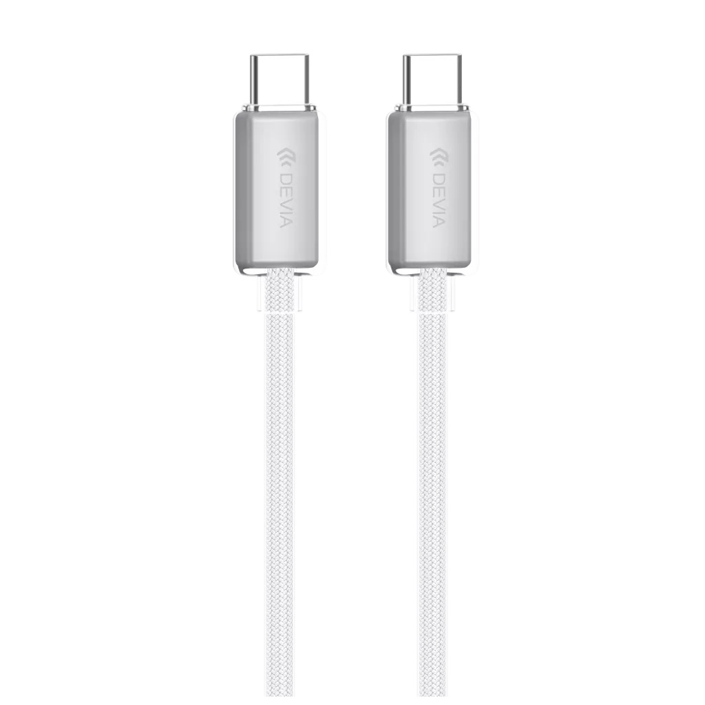 Devia - 1.5m (60W) Woven Braided - USB-C to USB-C Cable