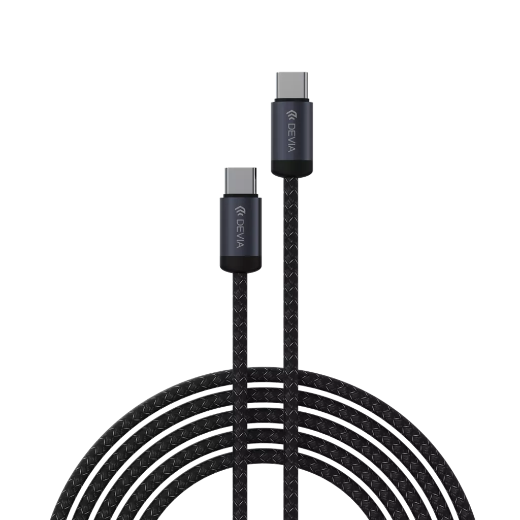 Devia - 3m (60W) Mesh Armour USB-C to USB-C Cable