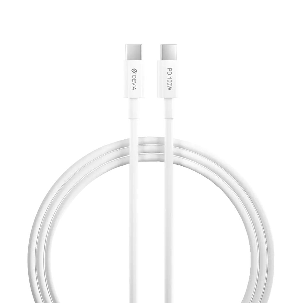 Devia - 1.5m (100W 5A) PD - USB-C to USB-C Cable