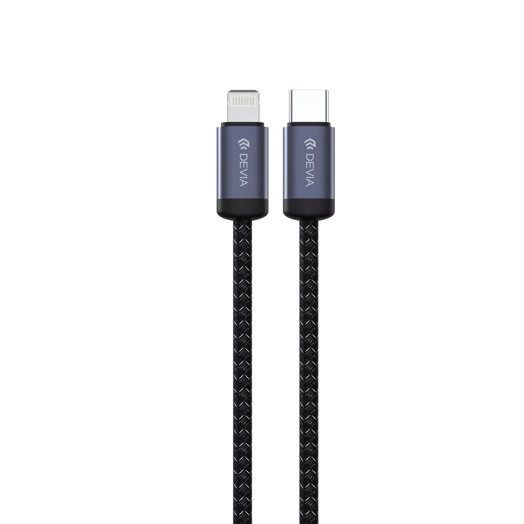 Devia - 3m (27W) Mesh Armour USB-C to Non-MFI Lightning Cable