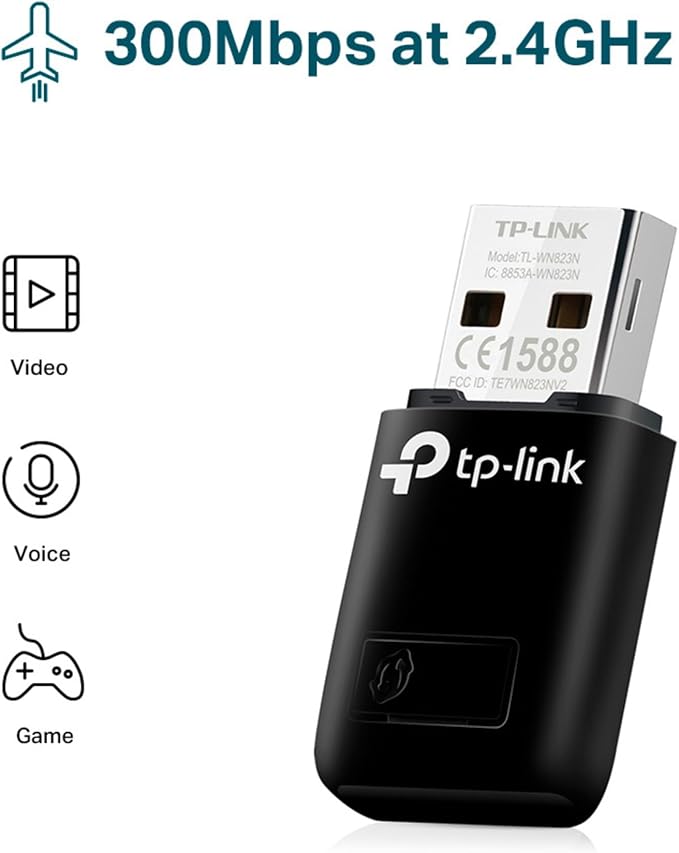 TP-Link Mini USB WiFi Adapter for PC/Laptop