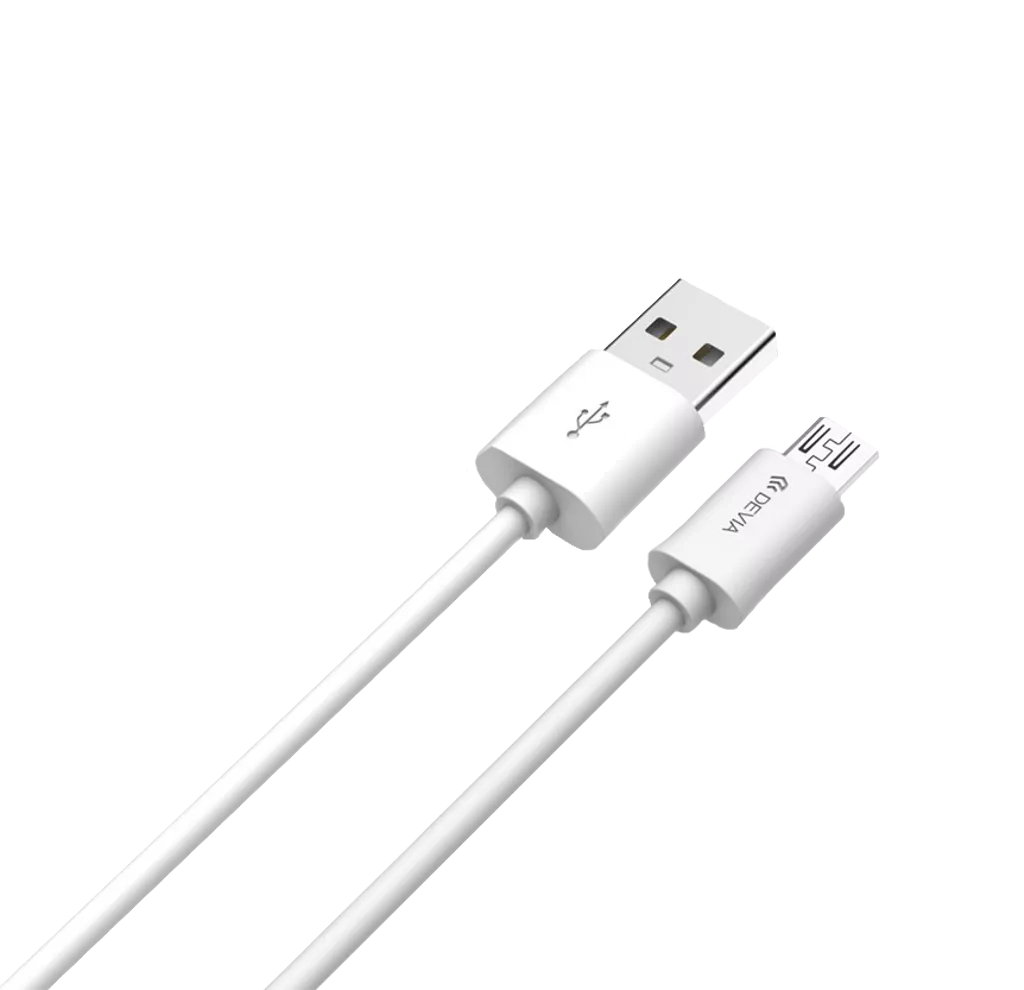 Devia - 1m (2.1A) USB to MicroUSB Cable
