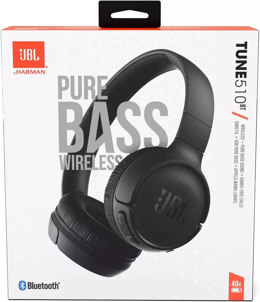 JBL Tune510BT Wireless On-Ear Bluetooth Headphones