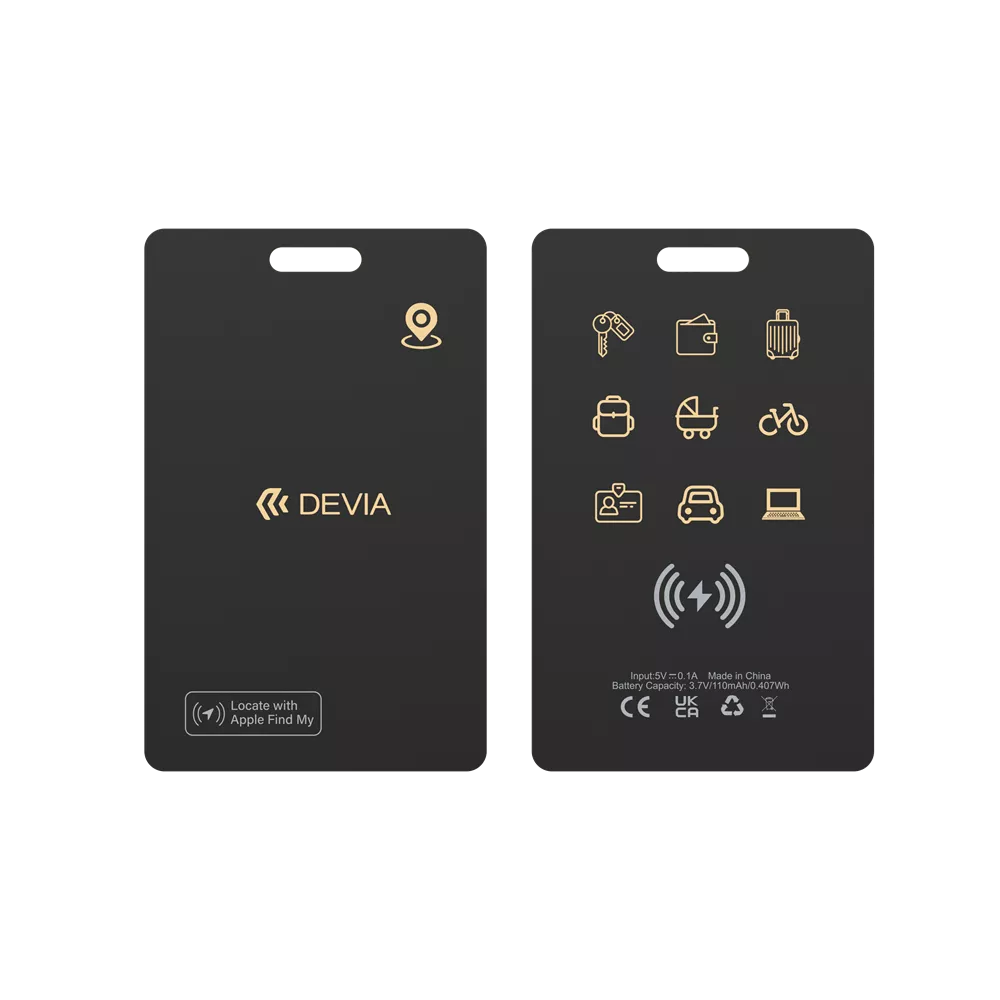 DEVIA - Lite Tag Card Anti Loss Device - Black