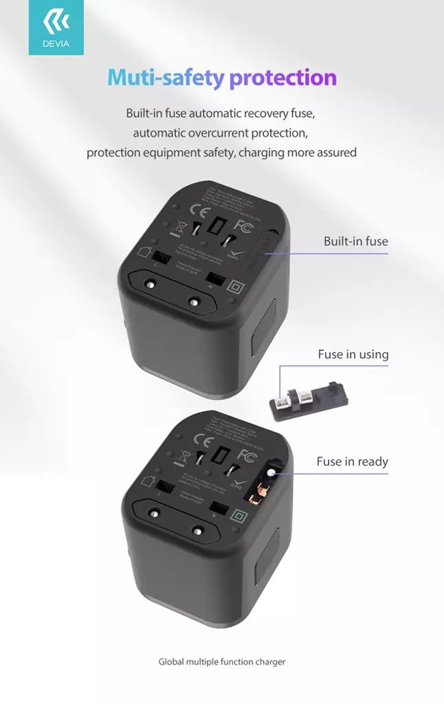 Devia - Global Multiple Function Travel Adapter