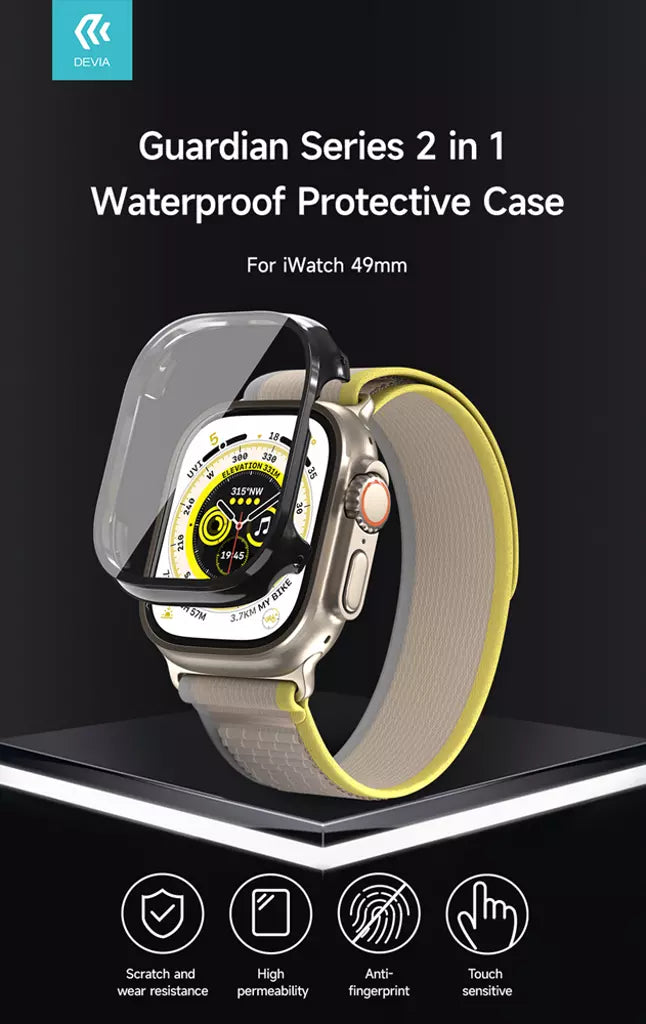 Devia - Case for Apple Watch - Black