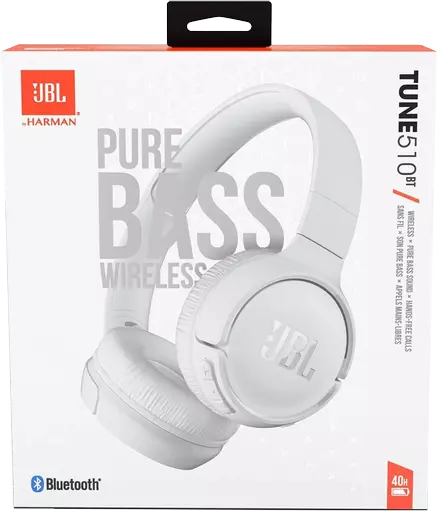 JBL Tune510BT Wireless On-Ear Bluetooth Headphones