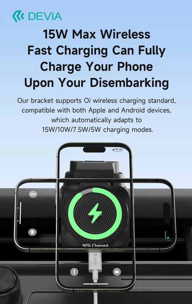 Devia - 15W Wireless Charging MagSafe Universal Car Holder