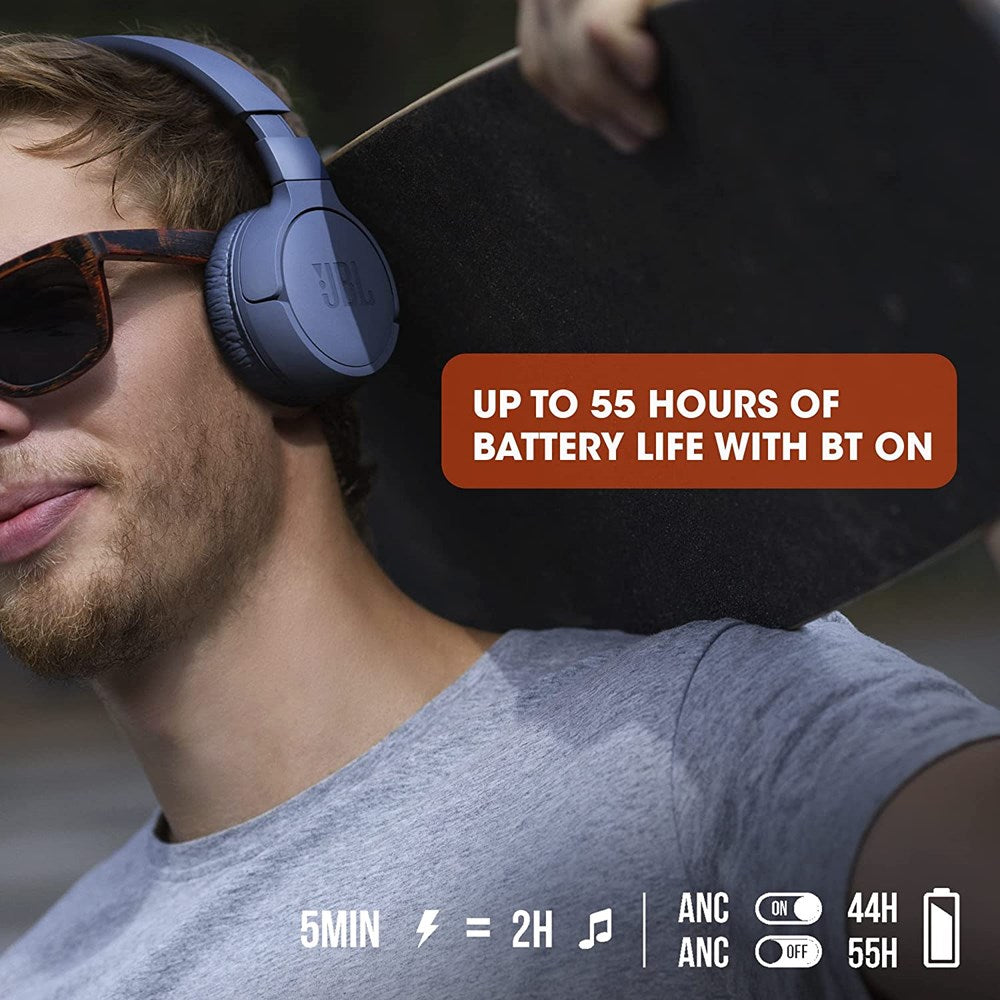 JBL Live 660NC - Noise Cancelling Wireless On-Ear Bluetooth Headphones - Pink