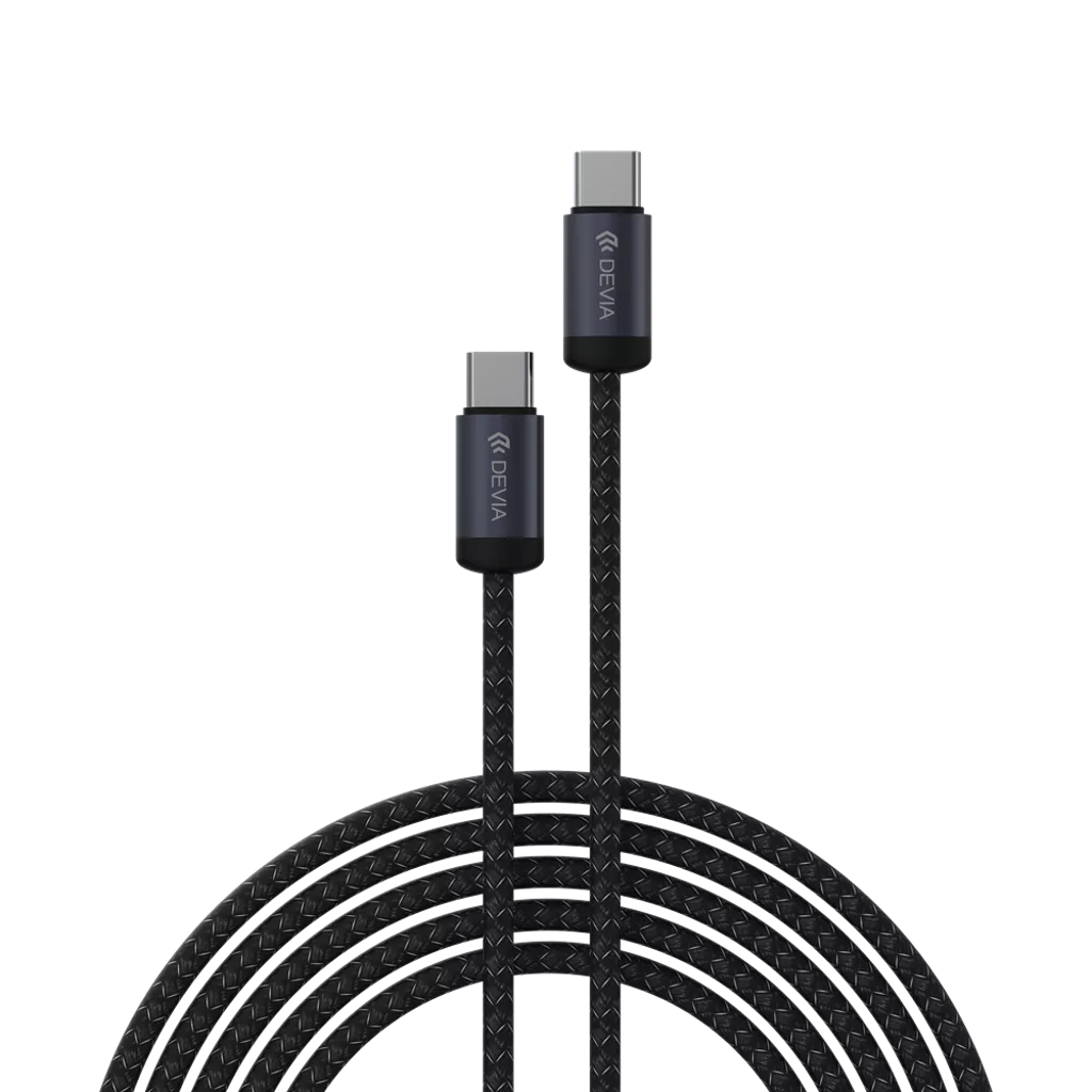 Devia - 3m (60W) Mesh Armour USB-C to USB-C Cable