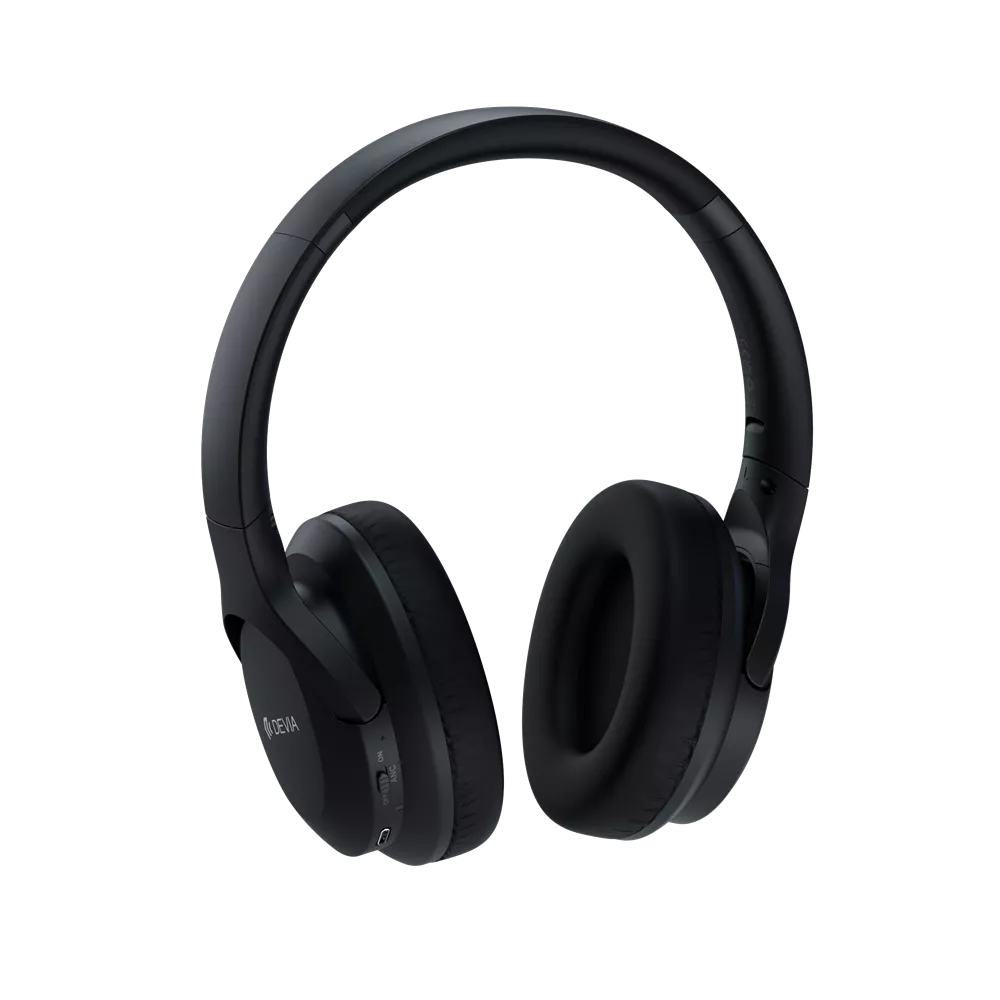 Devia - EarBass Pro - ANC Foldable On-Ear Wireless Headphones