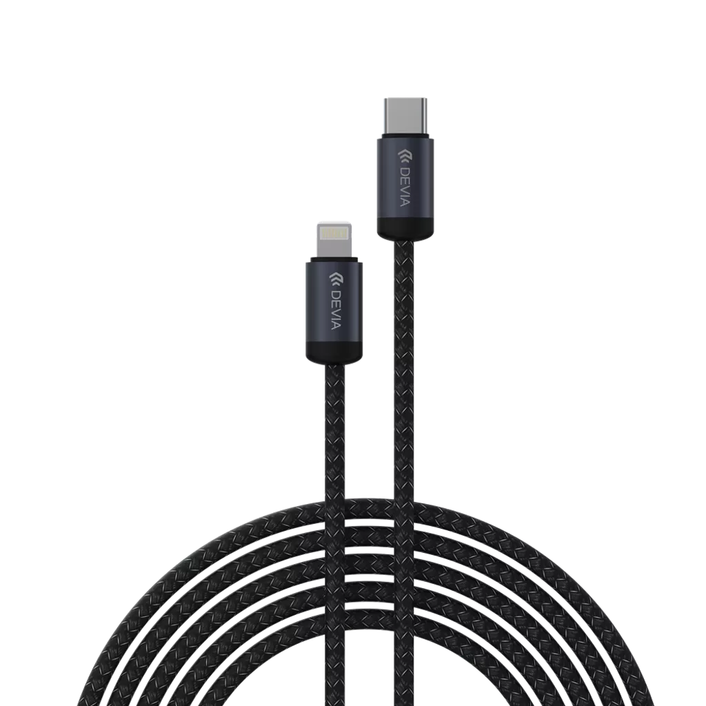Devia - 3m (27W) Mesh Armour USB-C to Non-MFI Lightning Cable