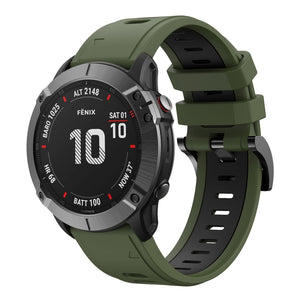 Garmin Fenix 6X Pro - Green Strap ( MSM7481 )