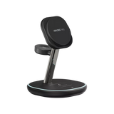 AMAZINGthing - Thunder Pro - 3-in-1 Charging MagSafe Station & Stand - Black