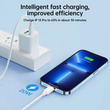 Joyroom - 25cm (2.4A) USB to Lightning Cable - White