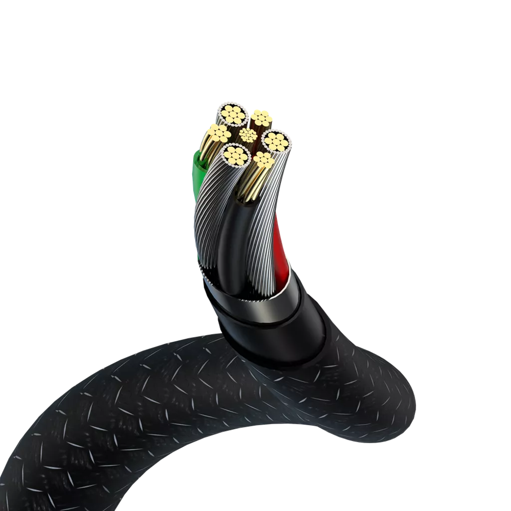 Devia - 3m (60W) Mesh Armour USB-C to USB-C Cable