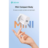 Devia - 2.4A USB 3-Pin UK Charging Plug