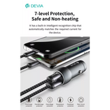 Devia - 30W PD USB-C & Qualcomm 3.0 USB Port Car Adapter