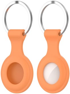 Devia - AirTag Silicone Keyring - Orange