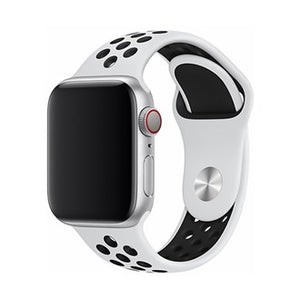 Devia - Sports Strap for Apple Watch - White / Black