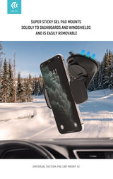 Devia - Sturdy Universal Car Mount Holder - Black