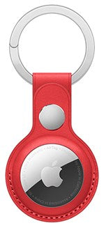 Devia - AirTag Leather Keyring - Red