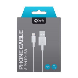 Core Lightning to USB Cable 1m White